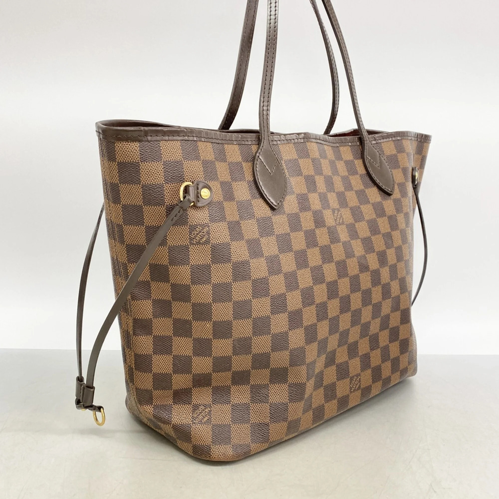 LOUIS VUITTON Brown Damier Neverfull MM Tote Bag - Picture 2 of 10
